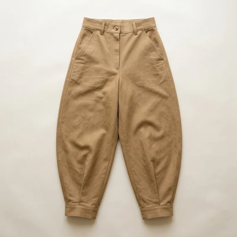 Barrel-Leg Pants