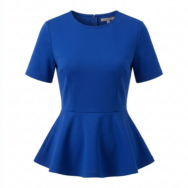 Custom Peplum Top Sewing Pattern — Made-to-Measure PDF