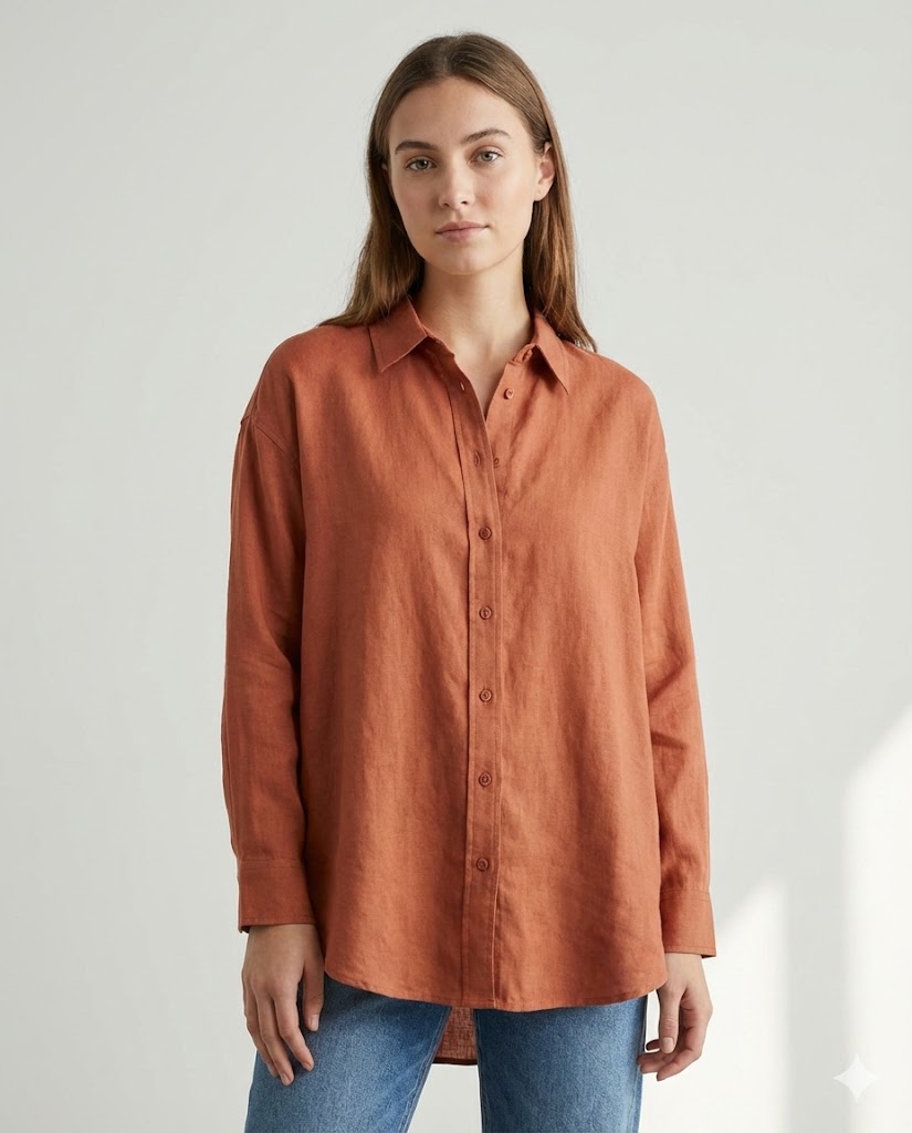 Custom Shirt Sewing Pattern — Made-to-Measure PDF